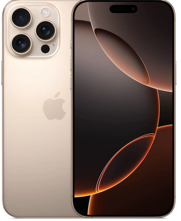 картинка Смартфон Apple iPhone 16 Pro MAX 256Gb eSIM + SIM Пустынный Титан от магазина iBox – техника Apple в г. Волхов