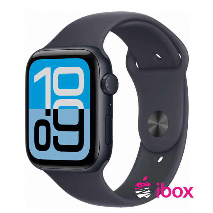 картинка Apple Watch SE 3 2025 44мм Midnight aluminium ремешок Sport Band midnight (SM) от магазина Одежда+